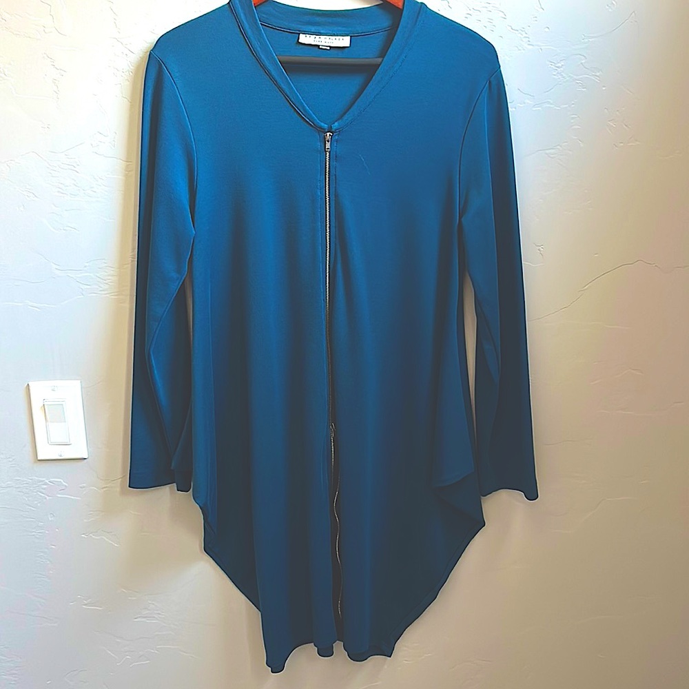 Bryn Walker dual zip modal jacket in XS